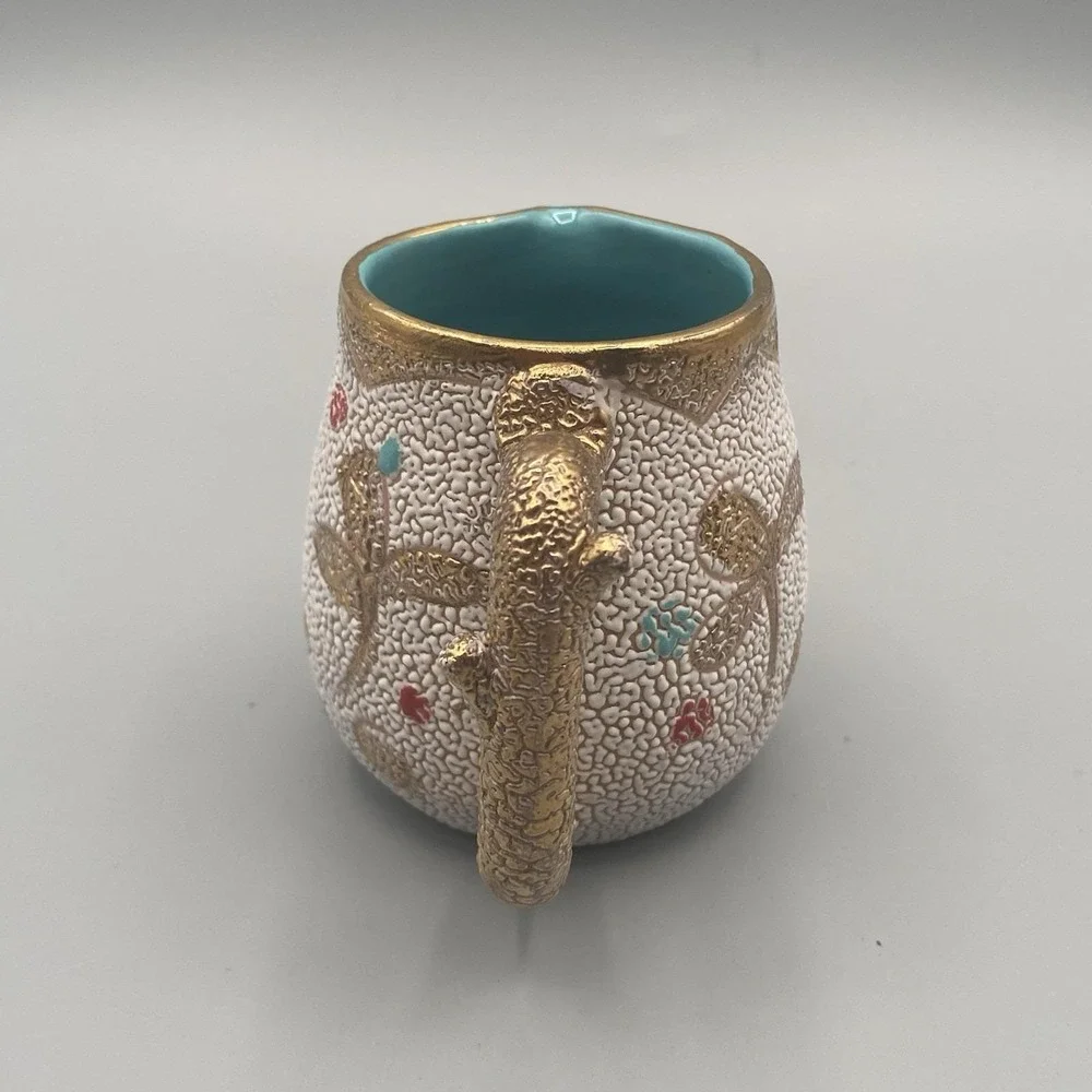 1960s Fratelli Fanciullacci Lava Pebble Glaze Italian Pottery Creamer Small Jug